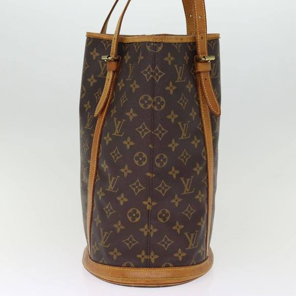 LOUIS VUITTON Monogram Bucket GM Shoulder Bag M42236 LV Auth 75896 - Picture 3 of 16